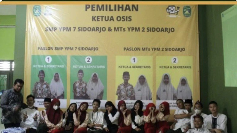 inilah Jadwal Pemilihan Pengurus OSIS Komplek MTS_SMP YPM SIDOARJO 2026
